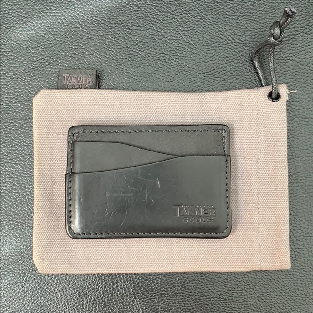 Made In USA Tanner Goods Journeyman 4 Card Wallet